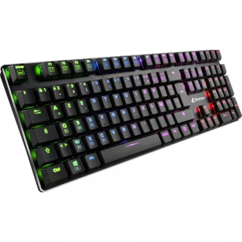 PureWriter RGB, gaming-toetsenbord zwart, FR-indeling, Kailh Choc Low Profile Blue