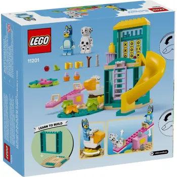 LEGO Bricks set 11201 speelplaatsplezier met Blue en Chloe – minifiguren, speelscène