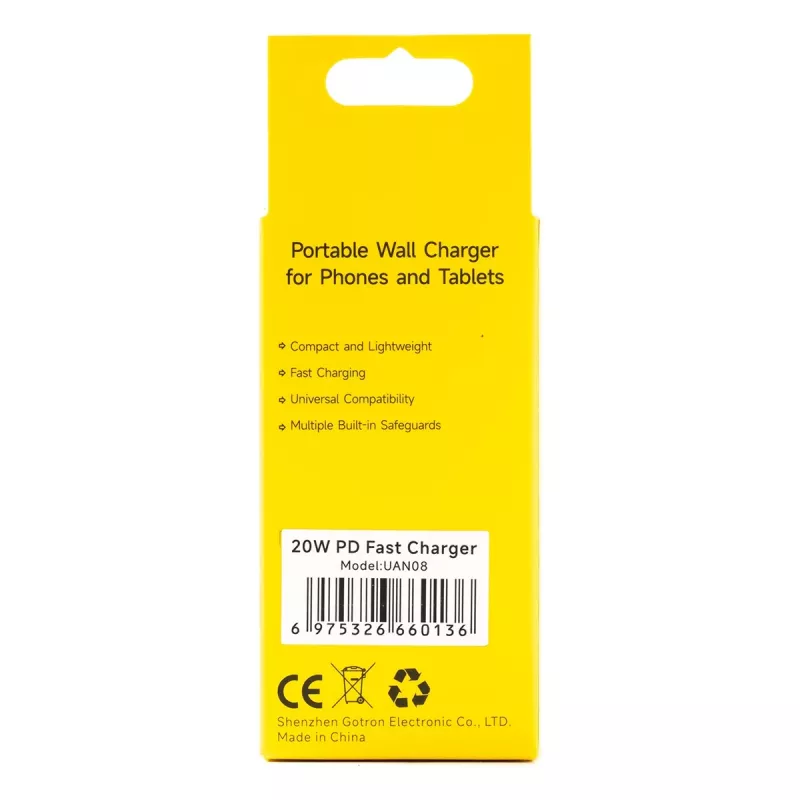 UleFone oplader 20W USB-voeding UF-CHAR-20WR voor mobiele apparaten, 20 W uitgang