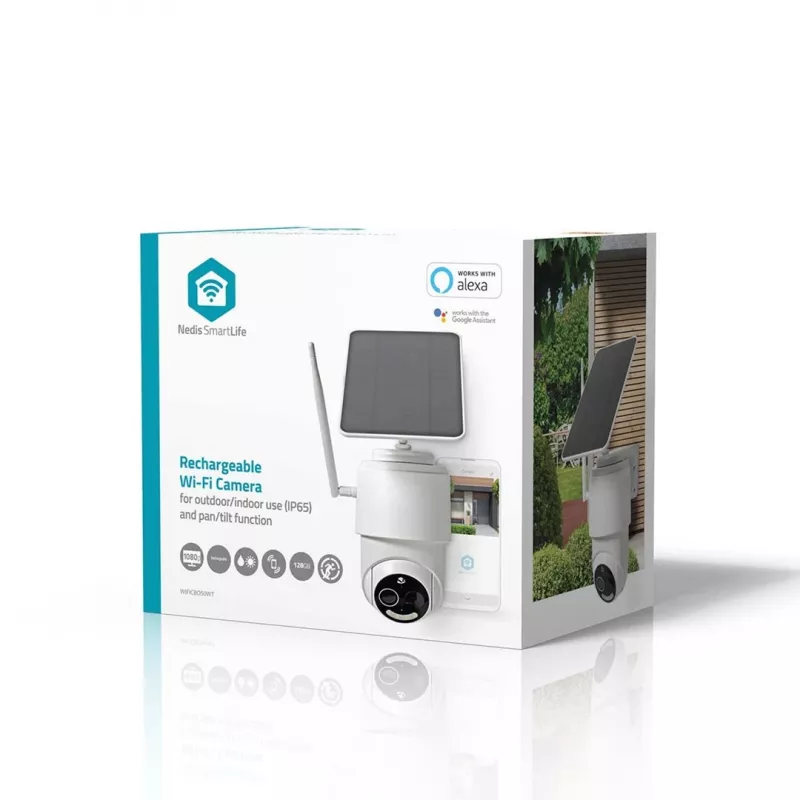 Nedis WIFICBO50WT bewakingscamera koepel IP-bewakingscamera buiten 1920 x 1080 pixel plafond