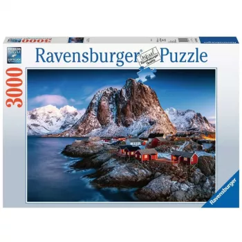 Puzzel Ravensburger Lofoten Noorwegen 3000 stukjes landschap