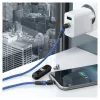 USB-kabel RealPower MagneticCharge2 1 m blauw snel opladen gegevensoverdracht