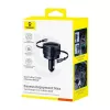 Autolader Baseus Enjoyment Max 60W met USB-C- en Lightning-kabels, dual-port snelladen