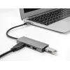 DeLOCK 63171 USB-hub 3.2 Gen 1 Type-A 5000 Mbit/s grijs