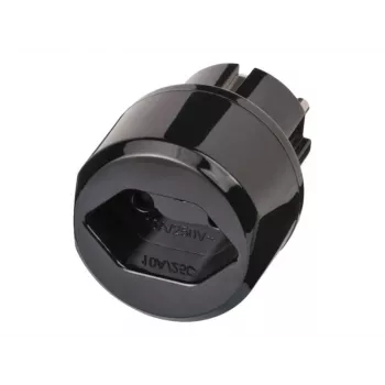 brennenstuhl reisadapter - stopcontactadapter - zwart (1508480)