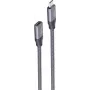 USB-kabel ShiverPeaks Basic-S USB 3.2 Gen 2 1m USB C grijs