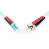 DIGITUS Professional - Patchkabel - LC Multi-Mode (M) - ST multi-mode (M) - 1,0m - Glasvezel - 50/125 micrometer - OM3 - halogeenvrij, met knikbescherming