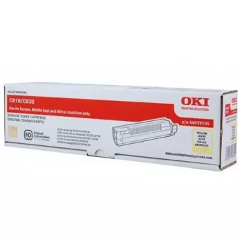 OKI toner geel voor C810 en C830 8000 pagina's
