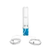 Outdoor omnidirectionele 4G LTE-antenne QOLTEC 57044, 5 dBi, 600–2700 MHz, 50 W, 50 Ω, witte koperen behuizing