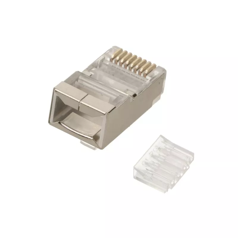 Extralink CAT6 FTP RJ45 stekker 8P8C stekker/bus transparant