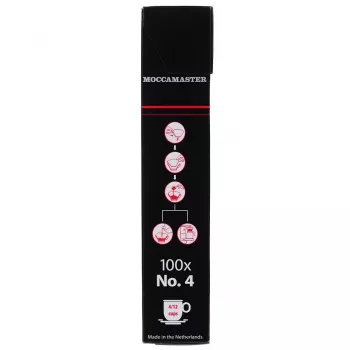 Koffiefilter MOCCAMASTER 85022 — papieren filter, wit, 100-pack