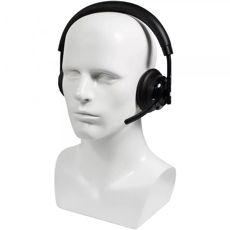 Draadloze headset Plusonic W320 Dual DECT stereo — draadloze DECT-stereoheadset, dual-basis-ondersteuning