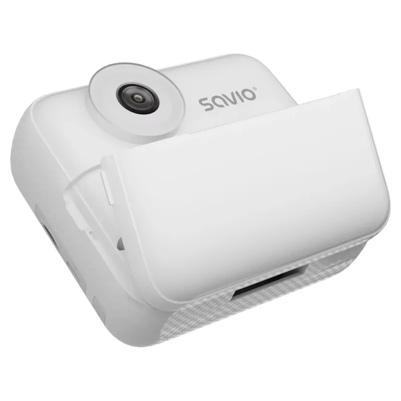 Instantcamera SAVIO AN-01 voor kinderen, wit, 6,1 cm (2,4″) LCD, MicroSDHC tot 32 GB, USB-C, 1200 mAh accu, geen ingebouwde flitser