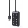 USB-hub Gembird UHB-U2P10P-01 — 10-poorts USB 2.0-hub