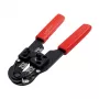 LogiLink WZ0004 kabel-crimpgereedschap crimptang zwart. rood