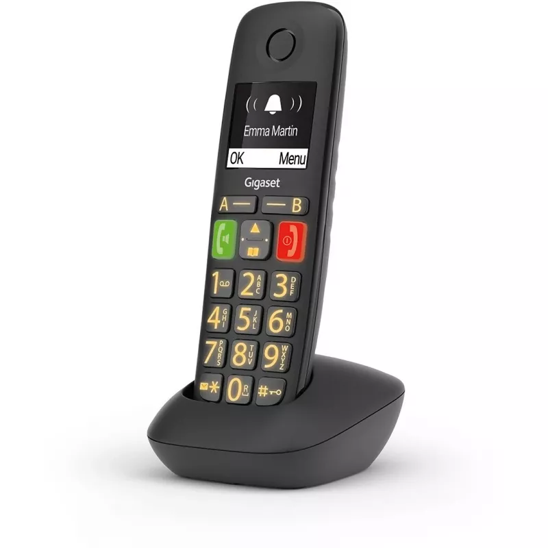 Gigaset Hearing Aid.DECT E290HX extra draadloze handset, zwart