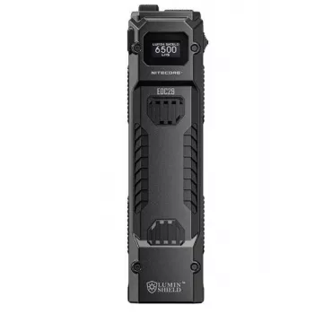 Zaklamp Nitecore EDC29 roestvrijstalen behuizing, 2 LED's, 15–6500 lm, IP54, USB oplaadbaar