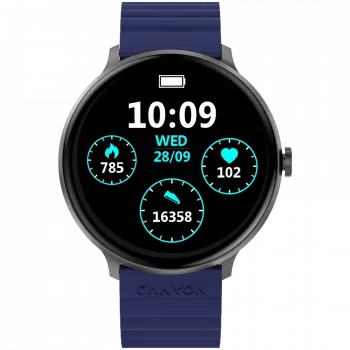 Canyon SW-69 - Jacky - Smartwatch - BT - Kleur. LTPS-display 1.3 - waterdicht. IP68 - 25 sporten