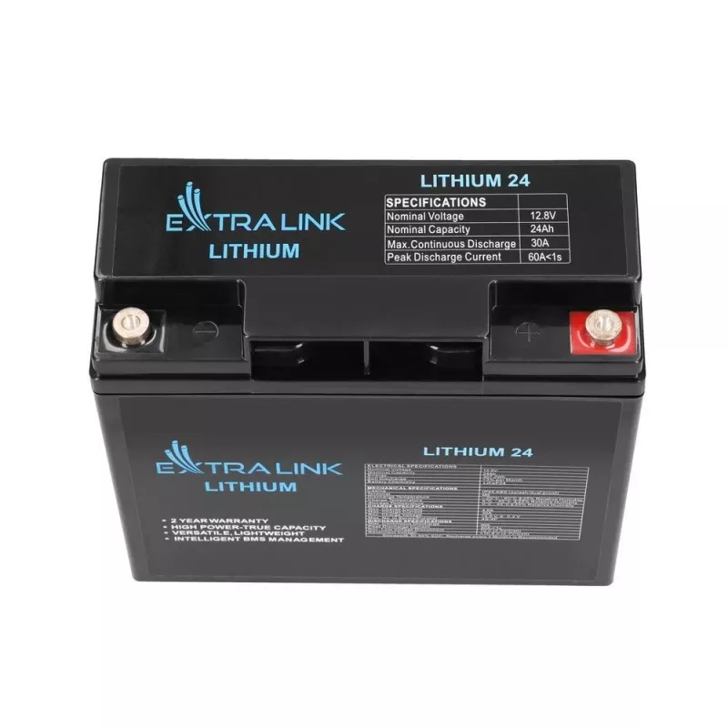 Extralink accu LiFePO4 24000 mAh 12,8 V