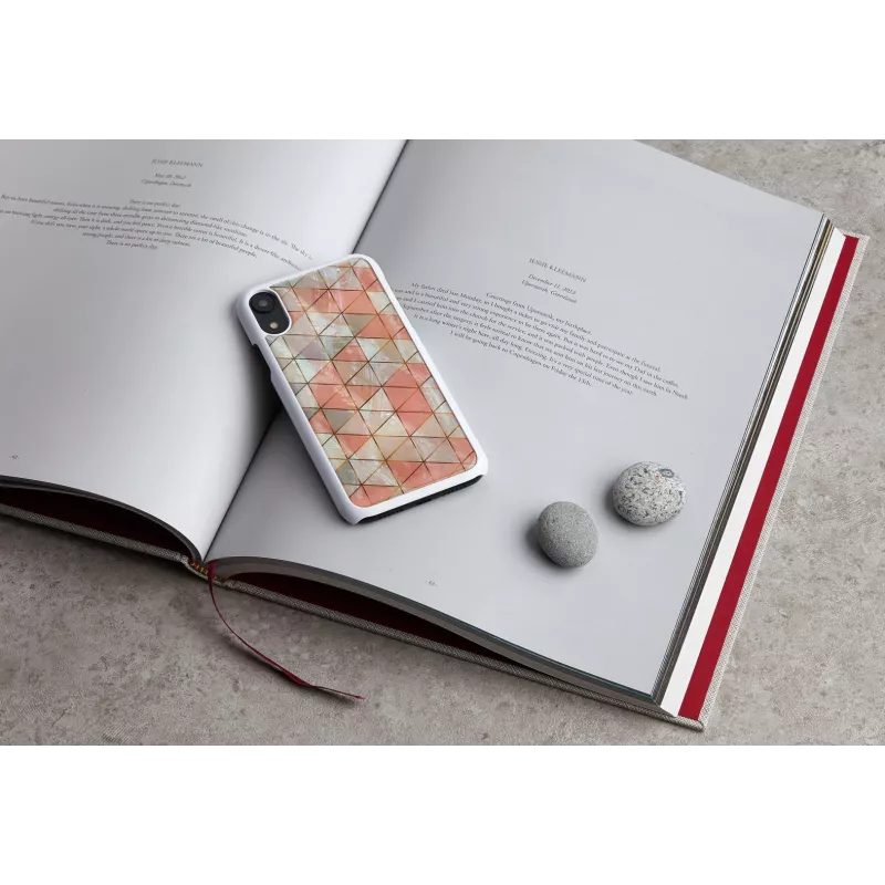 Smartphonehoesje iKins voor iPhone XR — diamant wit beschermhoes