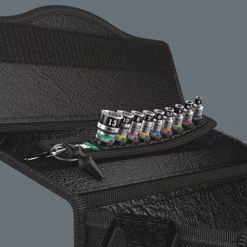 Belt A1 Zyklop dopsleutelinzet-set, 1/4 (zwart, 10-delig, met vasthoudfunctie)