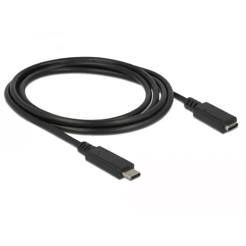 USB-kabel DeLOCK 85534 USB 3.2 Gen 1 1,5 m USB-C zwart