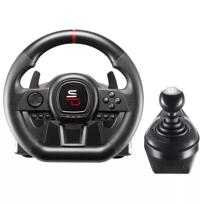 Stuur + pedalen + joystick Subsonic SA5658 zwart USB voor PlayStation 4 Xbox One