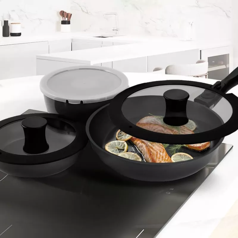 Pannenset Maestro MR-4800-7, 7-delige pan- en koekenpannenset