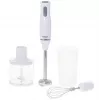 Adler AD 4620 staafmixerset, 800 W, 2 snelheden, 450 ml hakker, 750 ml maatbeker, garde, wit