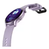 Smartwatch Zeblaze Btalk 3 Plus – 1,39 inch (3,53 cm) IPS 360×360 px, touchscreen, siliconen band, paars