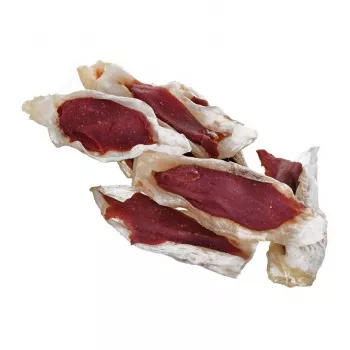 PETITTO konijnenoor gevuld met eend hondensnack, 500 g