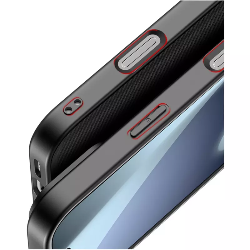 Nevox StyleShell NYLO 2528 Hoesje voor iPhone 17 Pro, zwart