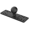 RAM Mounts RAM-111BU universele kogelhouder voor maritieme elektronica, 1,5″ kogel maat C, plaat van 6,25 x 2″