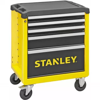 Gereedschapskar Stanley STST74305-1 met 5 laden, geel/zwart, 3 platte + 2 hoge laden