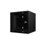 Wandmontagekast LOGON RSM09U30MNBL zwart sleutelslot