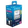 Batterijlader PANASONIC Eneloop Smartplus BQ-CC55 + 4x AA 2000 mAh (K-KJ55MCD40E)
