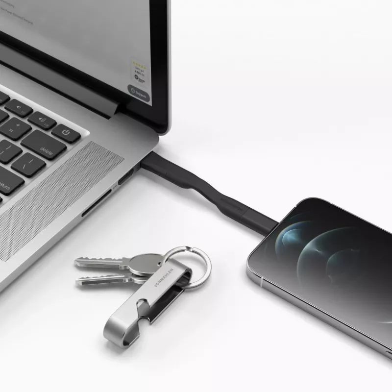Vonmählen High Six USB C zwart, roestvrij staal