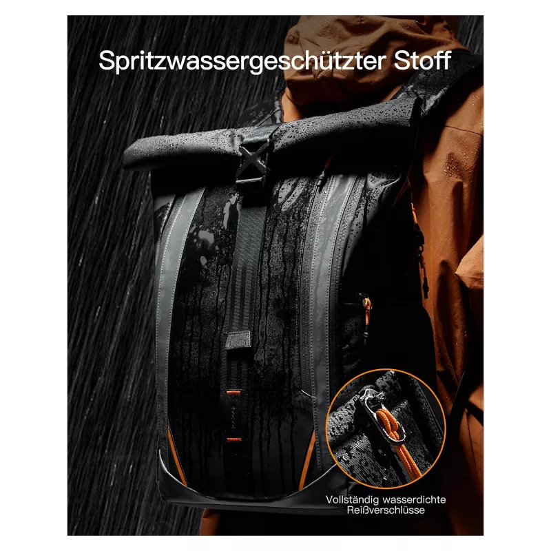 inateck laptoprugzak 15,6 BP01009 zwart 22-26,8 L