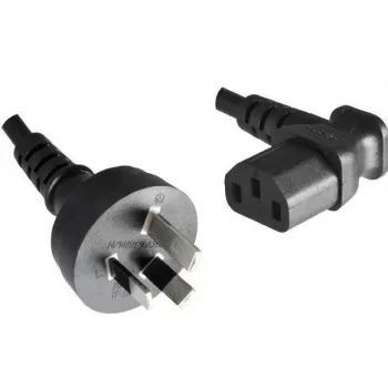 Microconnect PE010418AUSTRALIA-A stroomkabel zwart 1,8 m stekker type I C13-koppeling