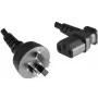 Microconnect PE010418AUSTRALIA-A stroomkabel zwart 1,8 m stekker type I C13-koppeling
