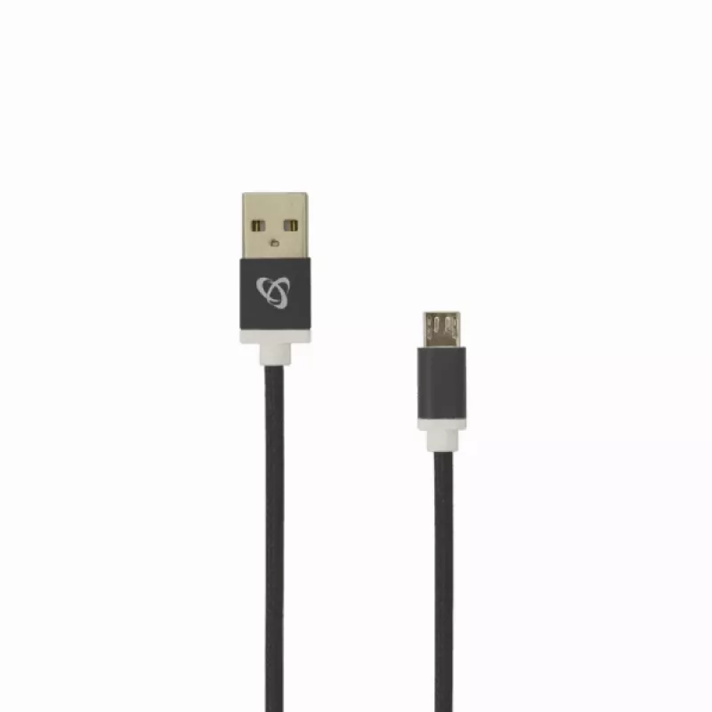 Sbox USB->Micro USB M/M 1,5 m USB-10315B zwart