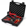 Krimptangenset Knipex 97 91 04 V01 grijs oranje rood 5 stuks