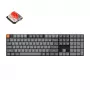 Keychron K5 Max toetsenbord Universeel USB RF Draadloos Bluetooth Zwart Grijs Mechanisch RGB