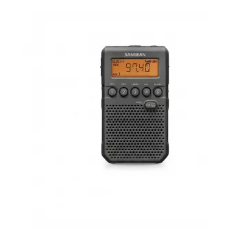 Draagbare digitale radio Sangean DT-800 (USB-C) zwart — DAB+/FM, draagbaar ontwerp