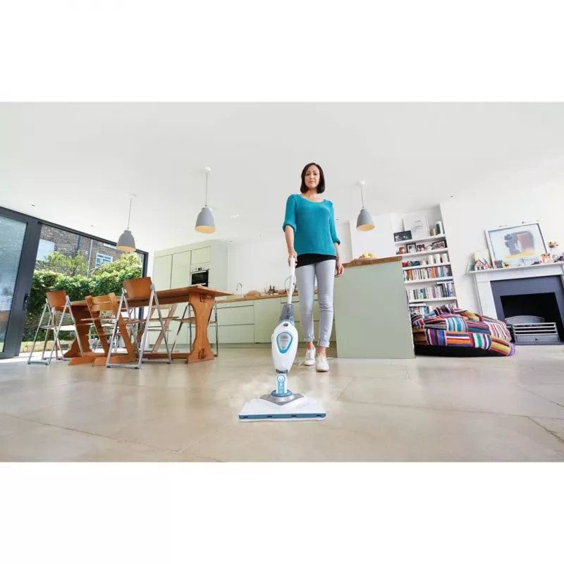1600W stoommop, 350ml afneembaar reservoir, variabele hoeveelheid P