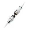 Spiralkabel USB Ducky White Edition DACOC2-WHT1, afneembaar, wit spiraaldesign