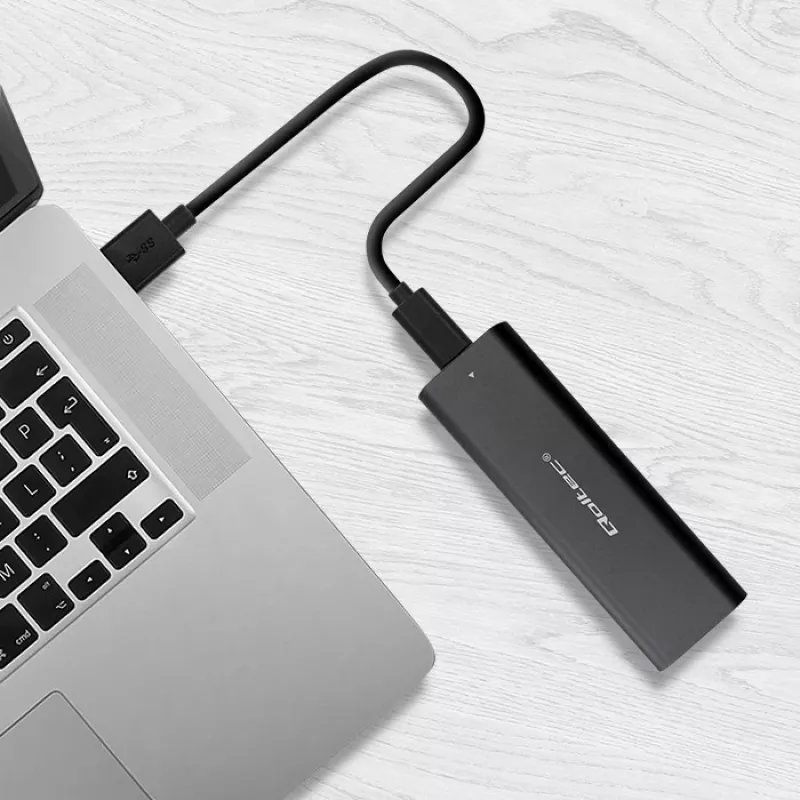 Behuizing | behuizing voor M.2 SATA SSD | NGFF | USB Type-C