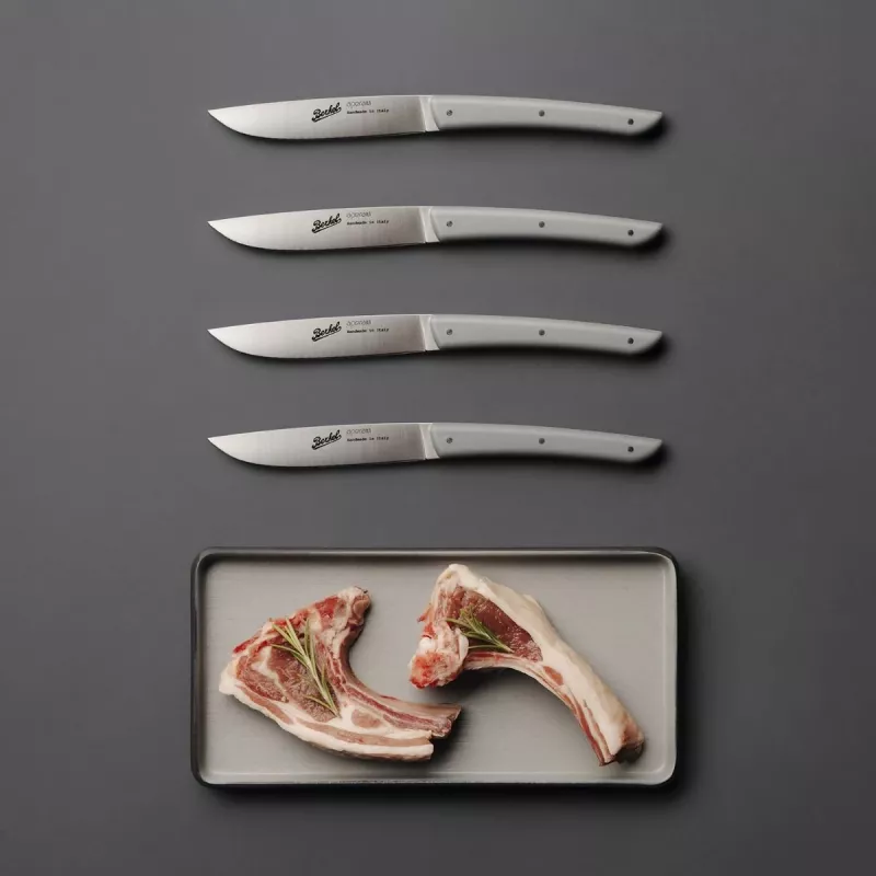 Berkel steakmessen set 4-delig kleur grijs
