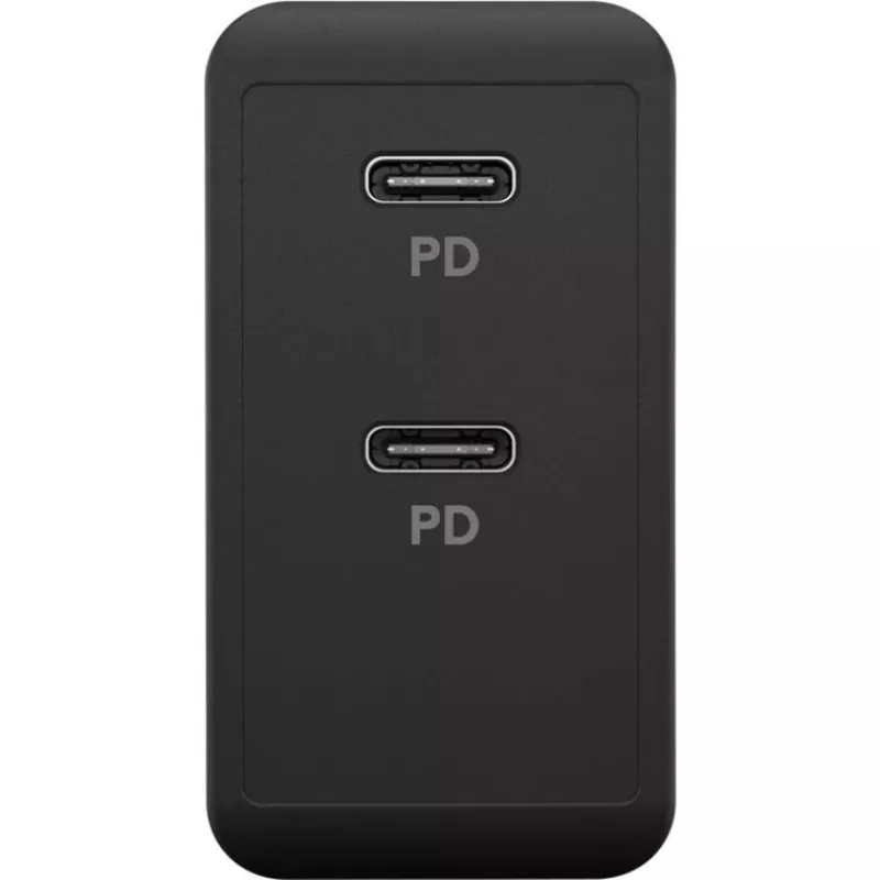 Indoorlader Goobay 61757 snelopladen USB Type-C 2 poorten zwart