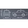 Trabant 601 Politie, constructiespeelgoed